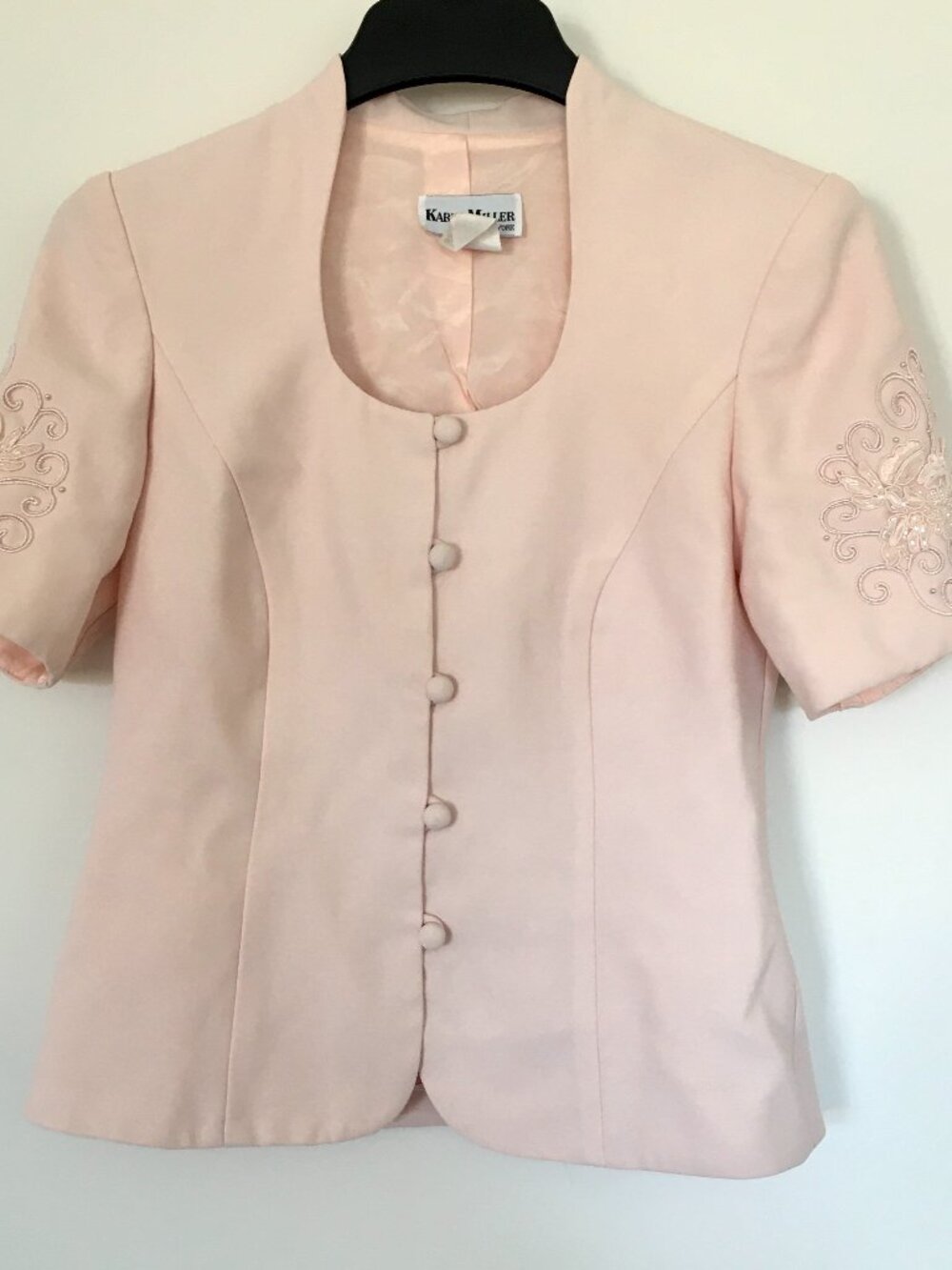 Karen Miller New York Women’s Pink Blouse Top Sequin Decoration Size 8